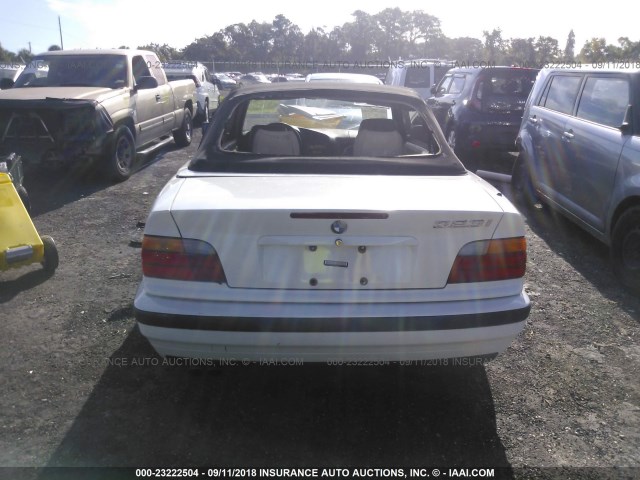 WBABJ833XXEM23026 - 1999 BMW 323 IC AUTOMATIC WHITE photo 6