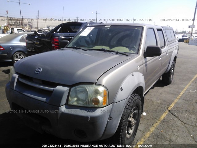 1N6ED29XX3C471420 - 2003 NISSAN FRONTIER CREW CAB XE/CREW CAB SE BROWN photo 2