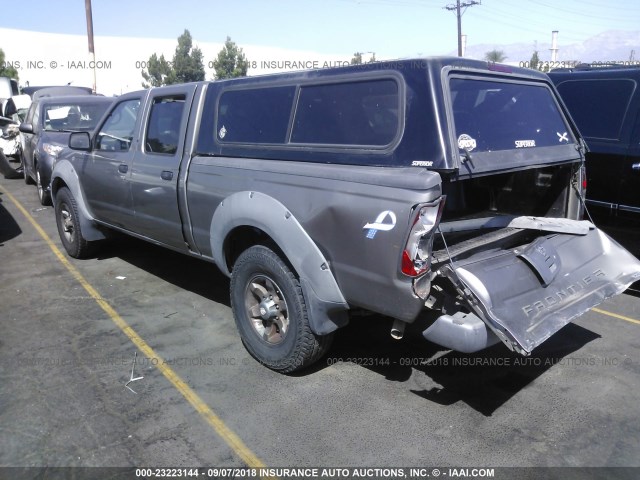 1N6ED29XX3C471420 - 2003 NISSAN FRONTIER CREW CAB XE/CREW CAB SE BROWN photo 3