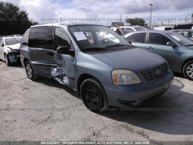 2FMZA516X5BA45923 - 2005 FORD FREESTAR SE BLUE photo 1