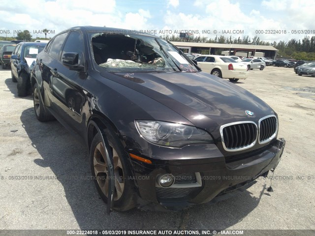 5UXFG2C54E0C44283 - 2014 BMW X6 XDRIVE35I PURPLE photo 1