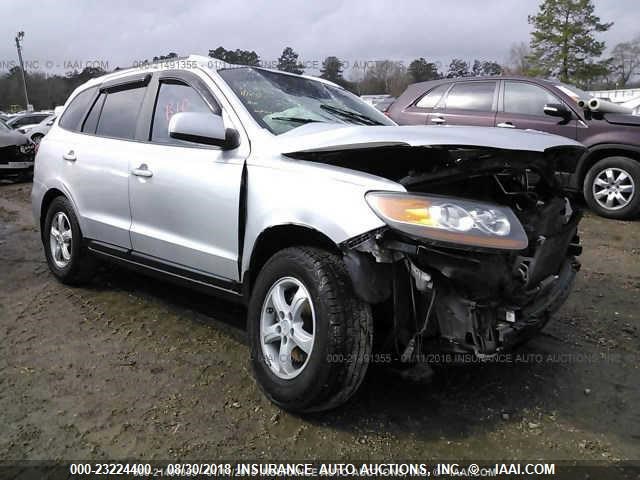 5NMSG13D97H104652 - 2007 HYUNDAI SANTA FE GLS SILVER photo 1