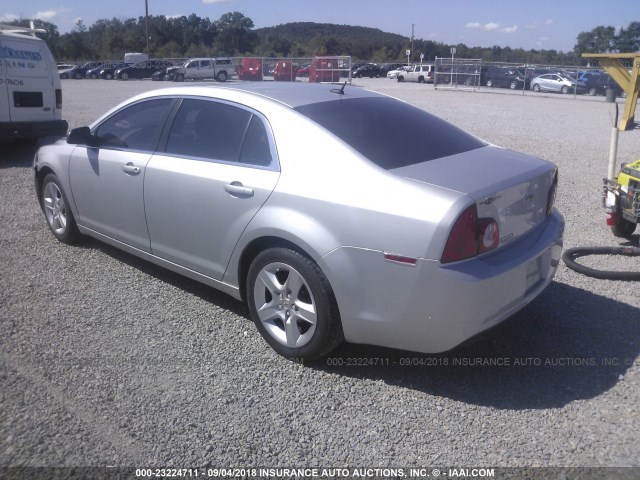 1G1ZB5E10BF213703 - 2011 CHEVROLET MALIBU LS SILVER photo 3