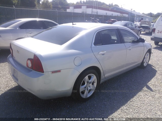 1G1ZB5E10BF213703 - 2011 CHEVROLET MALIBU LS SILVER photo 4
