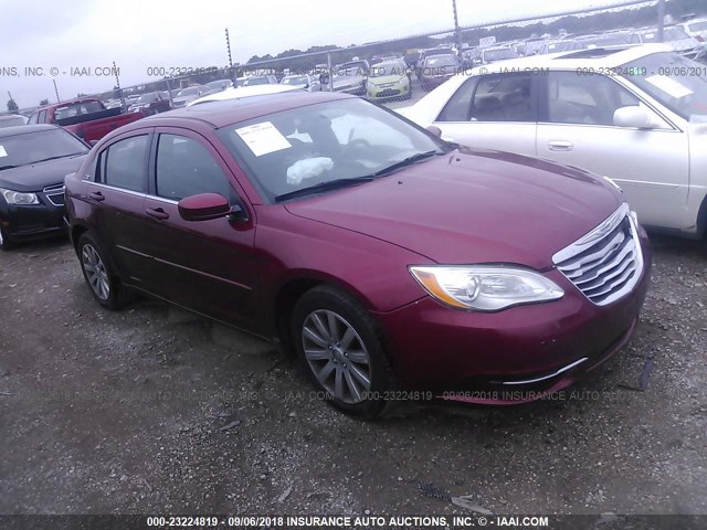 1C3BC1FG8BN552463 - 2011 CHRYSLER 200 RED photo 1