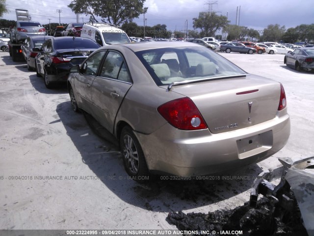 1G2ZF55B964218781 - 2006 PONTIAC G6 SE GOLD photo 3