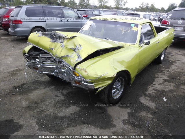 45380L147313 - 1964 CHEVROLET EL CAMINO GREEN photo 2