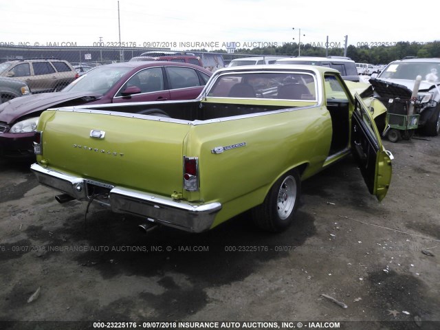 45380L147313 - 1964 CHEVROLET EL CAMINO GREEN photo 4