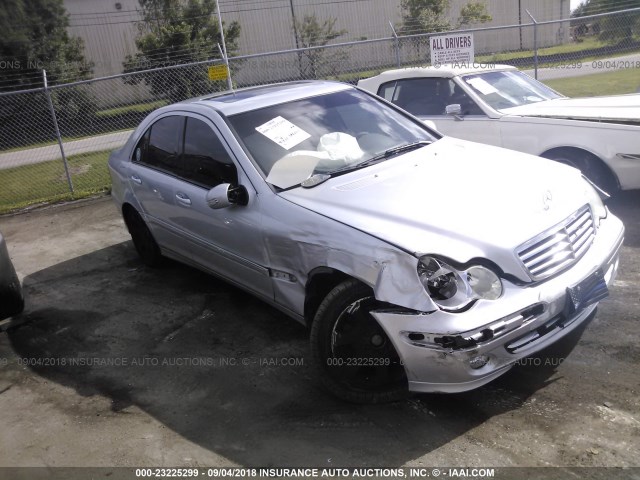 WDBRF54HX6A830828 - 2006 MERCEDES-BENZ C GENERATION 2006 280 SILVER photo 1