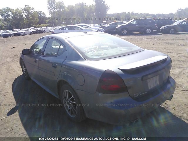 2G2WR524041267389 - 2004 PONTIAC GRAND PRIX GTP GRAY photo 3