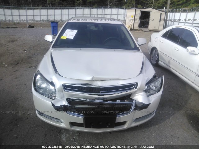 1G1ZC5E16BF280917 - 2011 CHEVROLET MALIBU 1LT WHITE photo 6