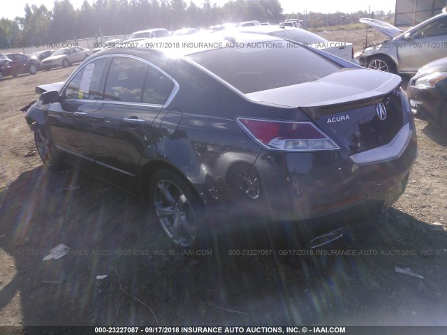 19UUA8F54BA009136 - 2011 ACURA TL BLACK photo 3