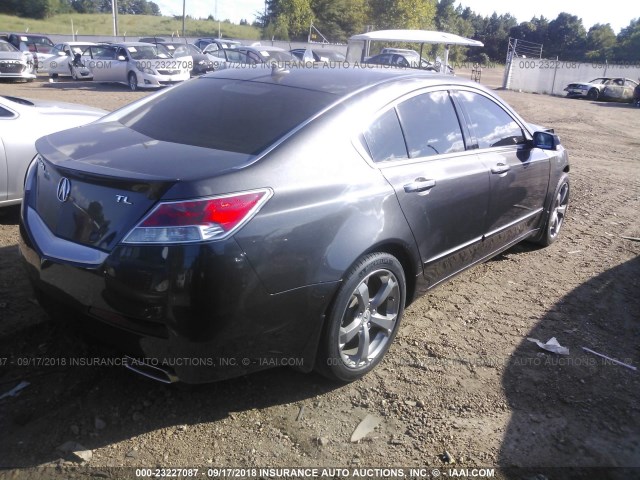 19UUA8F54BA009136 - 2011 ACURA TL BLACK photo 4