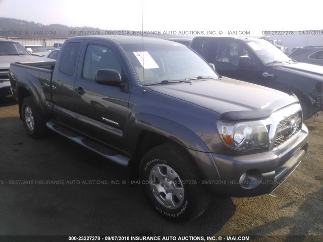 5TFUU4EN3BX010212 - 2011 TOYOTA TACOMA ACCESS CAB ნაცრისფერი ფოტო 1