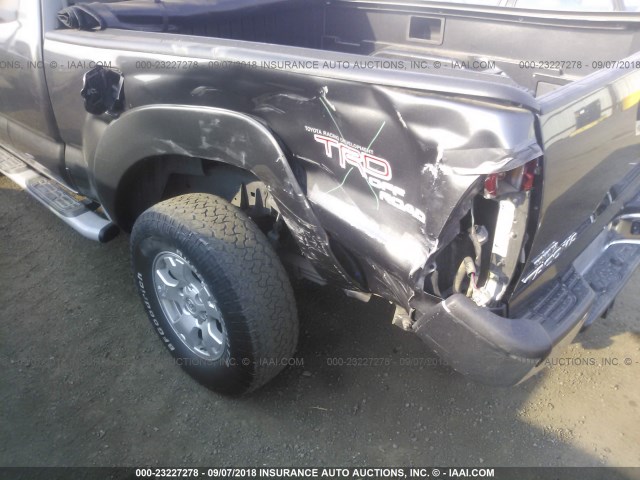 5TFUU4EN3BX010212 - 2011 TOYOTA TACOMA ACCESS CAB ნაცრისფერი ფოტო 6