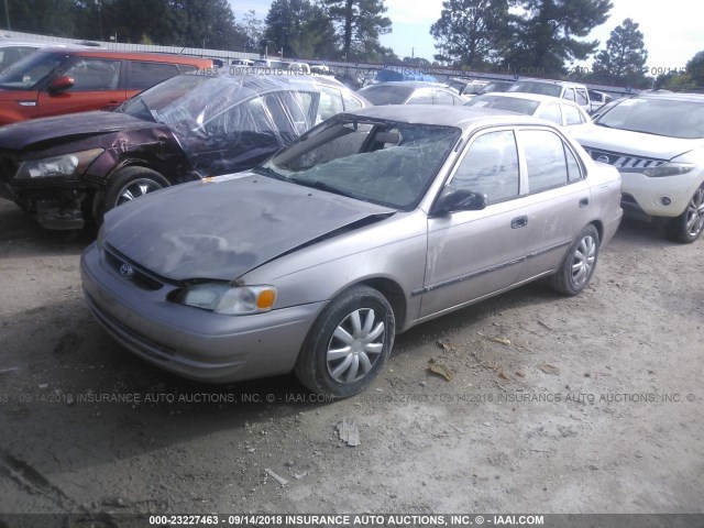 1NXBR12E0YZ316706 - 2000 TOYOTA COROLLA VE/CE/LE 金色 照片 2