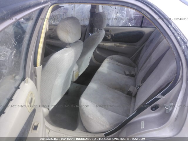 1NXBR12E0YZ316706 - 2000 TOYOTA COROLLA VE/CE/LE 金色 照片 8