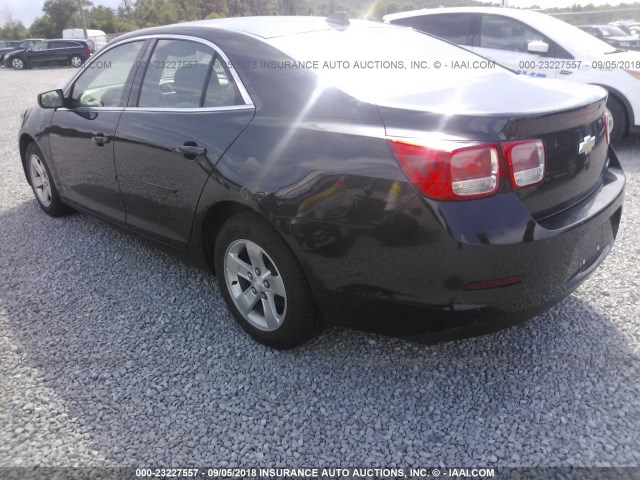 1G11B5SA0DF237102 - 2013 CHEVROLET MALIBU LS BLACK photo 3