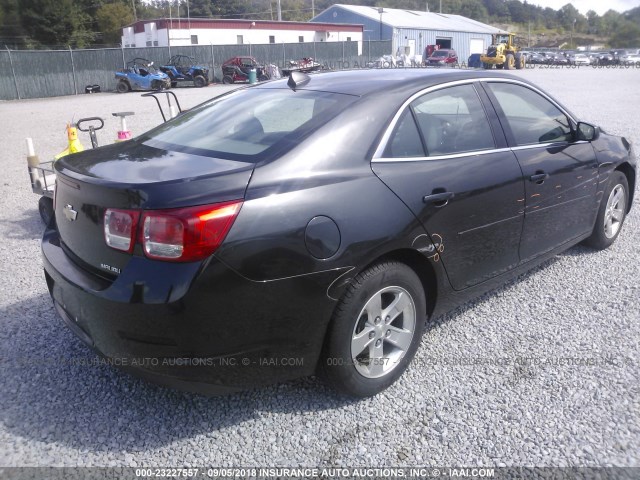 1G11B5SA0DF237102 - 2013 CHEVROLET MALIBU LS BLACK photo 4