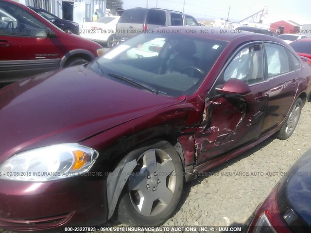 2G1WV58KX81351246 - 2008 CHEVROLET IMPALA 50TH ANNIVERSARY RED photo 6