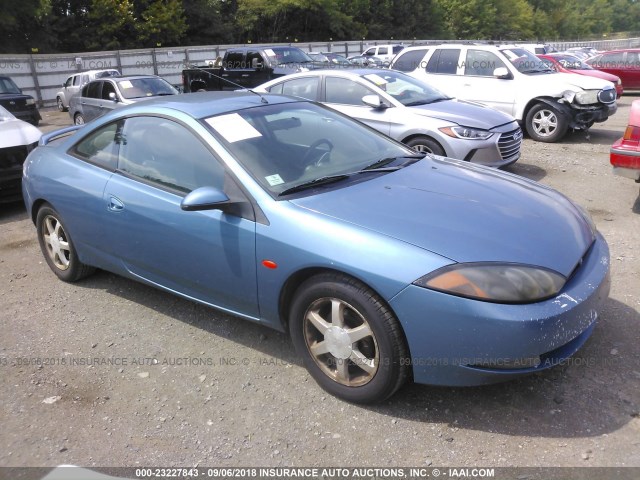 1ZWFT61L7Y5601863 - 2000 MERCURY COUGAR V6 BLUE photo 1