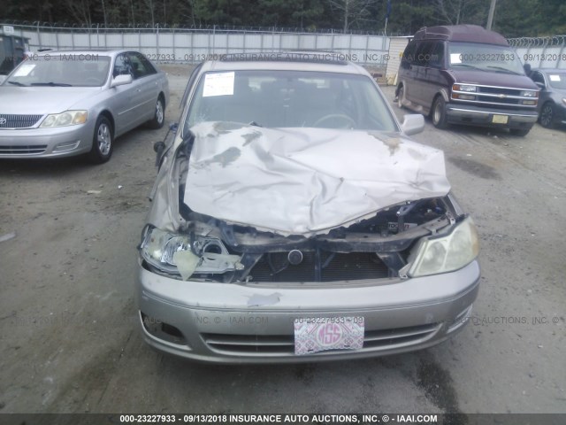 4T1BF28B51U182485 - 2001 TOYOTA AVALON XL/XLS GOLD photo 6