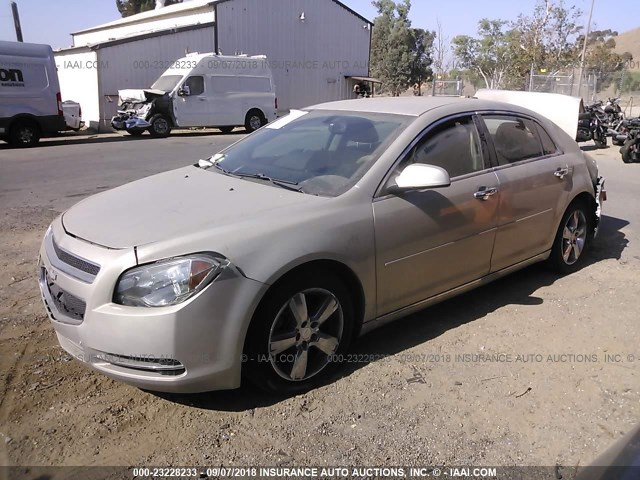 1G1ZD5E04CF285829 - 2012 CHEVROLET MALIBU 2LT Champagne photo 2