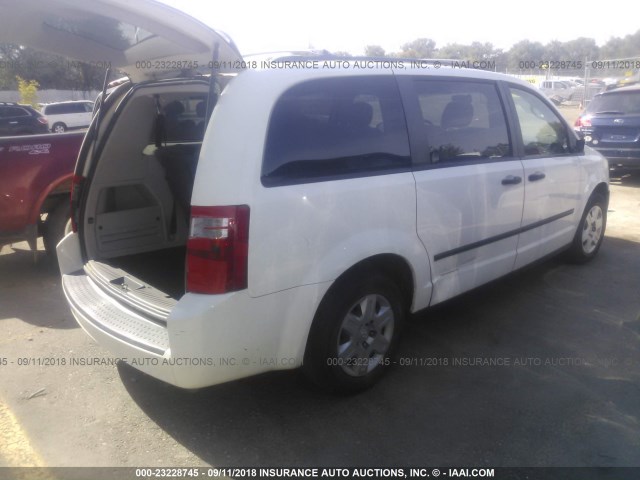 2D8HN44HX8R795976 - 2008 DODGE GRAND CARAVAN SE WHITE photo 4