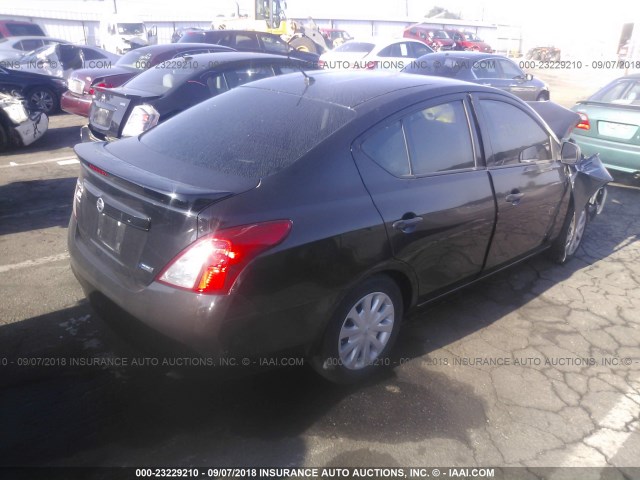 3N1CN7AP0DL847163 - 2013 NISSAN VERSA S/S PLUS/SV/SL BLACK photo 4