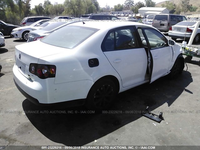 3VWAZ7AJ7AM073419 - 2010 VOLKSWAGEN JETTA LIMITED WHITE photo 4