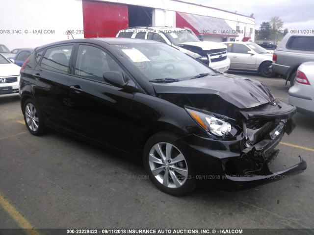 KMHCU5AE2CU027461 - 2012 HYUNDAI ACCENT GLS/GS/SE BLACK photo 1