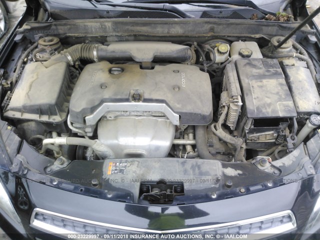 1G11C5SA6DF136501 - 2013 CHEVROLET MALIBU 1LT BLACK photo 10