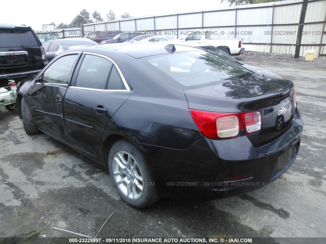 1G11C5SA6DF136501 - 2013 CHEVROLET MALIBU 1LT BLACK photo 3