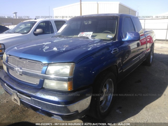 2GCEC19T731126414 - 2003 CHEVROLET SILVERADO C1500 BLUE photo 2