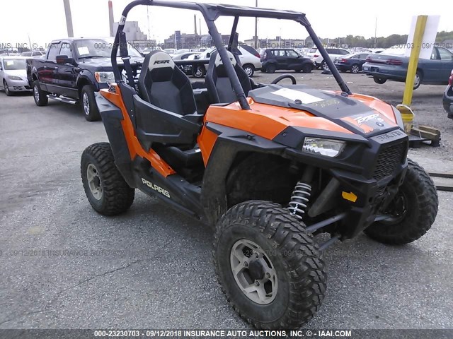 4XAVBE875GB667716 - 2016 POLARIS RZR S 900 EPS ORANGE photo 1