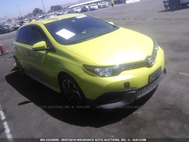 JTNKARJE7GJ509085 - 2016 TOYOTA SCION IM GREEN photo 1