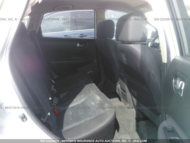 JN8AS5MT6DW550634 - 2013 NISSAN ROGUE S/SV SILVER photo 8