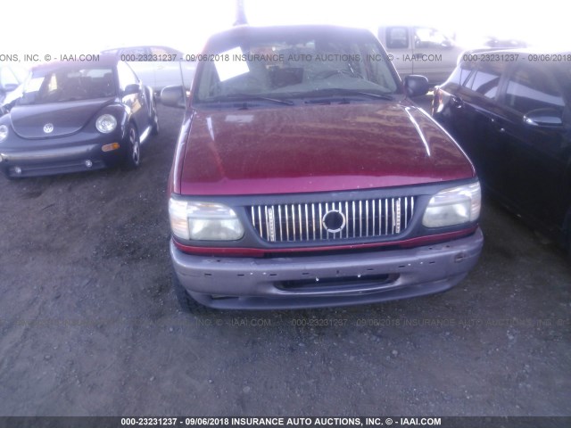 4M2DU55PXVUJ61104 - 1997 MERCURY MOUNTAINEER  MAROON photo 6