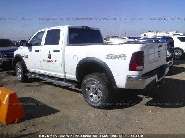 3C6UR5CL8HG538132 - 2017 RAM 2500 ST WHITE photo 3