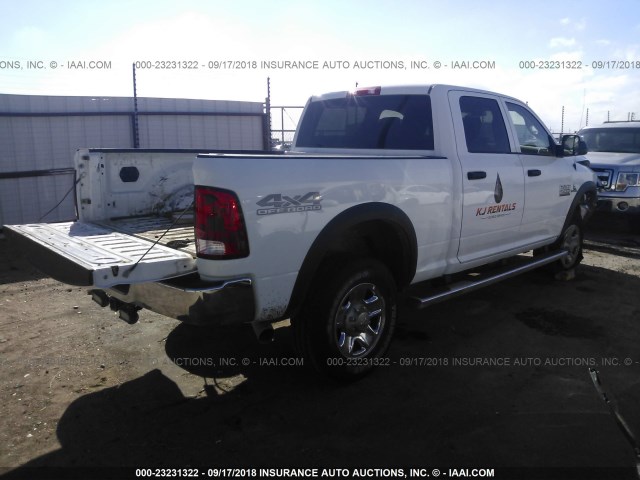 3C6UR5CL8HG538132 - 2017 RAM 2500 ST WHITE photo 4