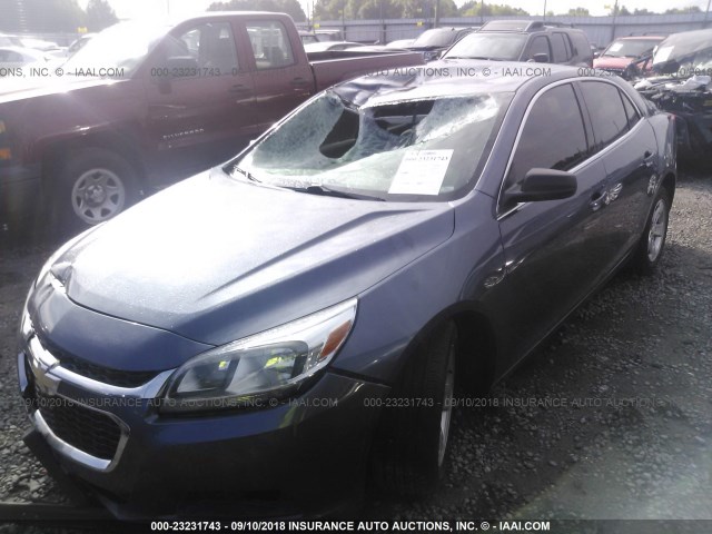 1G11B5SL6EF122295 - 2014 CHEVROLET MALIBU LS 蓝色 照片 2