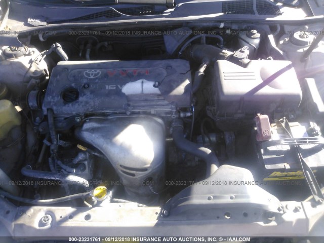 JTDBE32K720098733 - 2002 TOYOTA CAMRY LE/XLE/SE GOLD photo 10