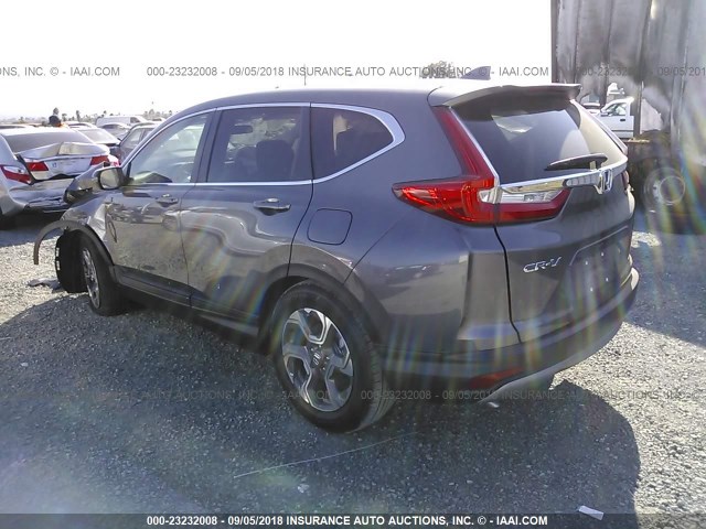 7FARW1H52JE010824 - 2018 HONDA CR-V EX GRAY photo 3
