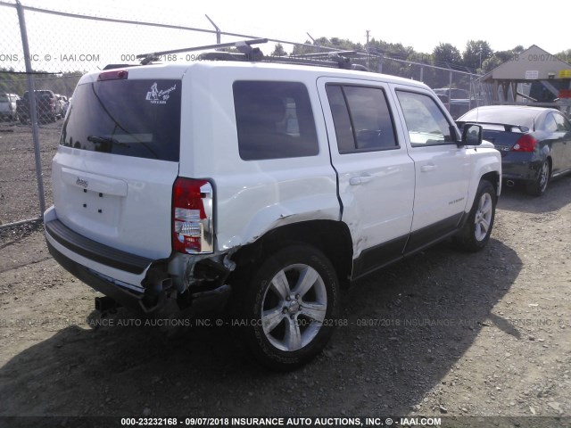 1C4NJPBB5GD751821 - 2016 JEEP PATRIOT SPORT WHITE photo 4