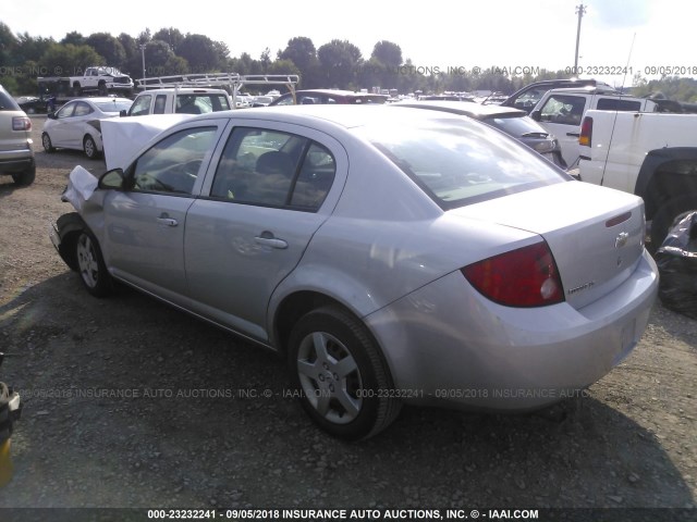 1G1AL58F587344095 - 2008 CHEVROLET COBALT LT SILVER photo 3