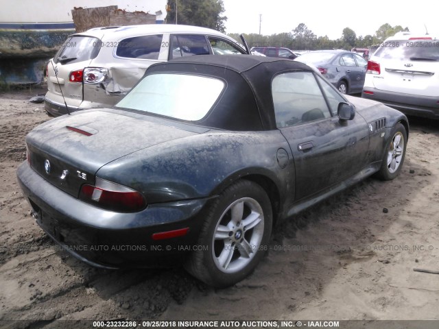 4USCH9349YLF84396 - 2000 BMW Z3 2.3 GREEN photo 4