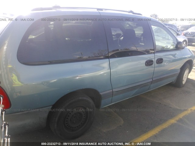 2B4GP44R5WR750337 - 1998 DODGE GRAND CARAVAN SE/SPORT BLUE photo 4