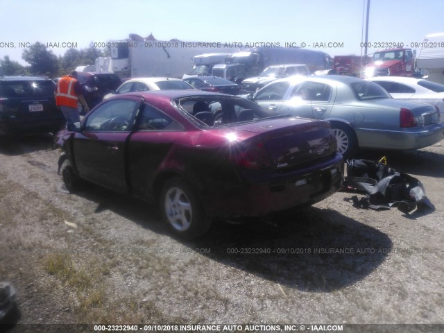 1G2AL15F577333489 - 2007 PONTIAC G5 BURGUNDY photo 3