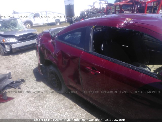 1G2AL15F577333489 - 2007 PONTIAC G5 BURGUNDY photo 6