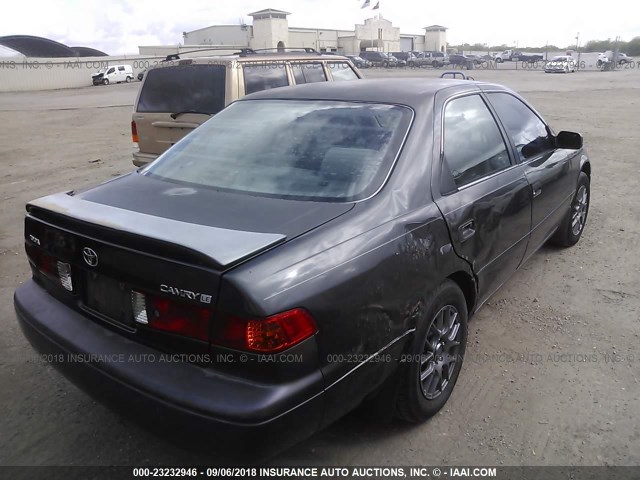 4T1BG22K71U811136 - 2001 TOYOTA CAMRY CE/LE/XLE GRAY photo 4